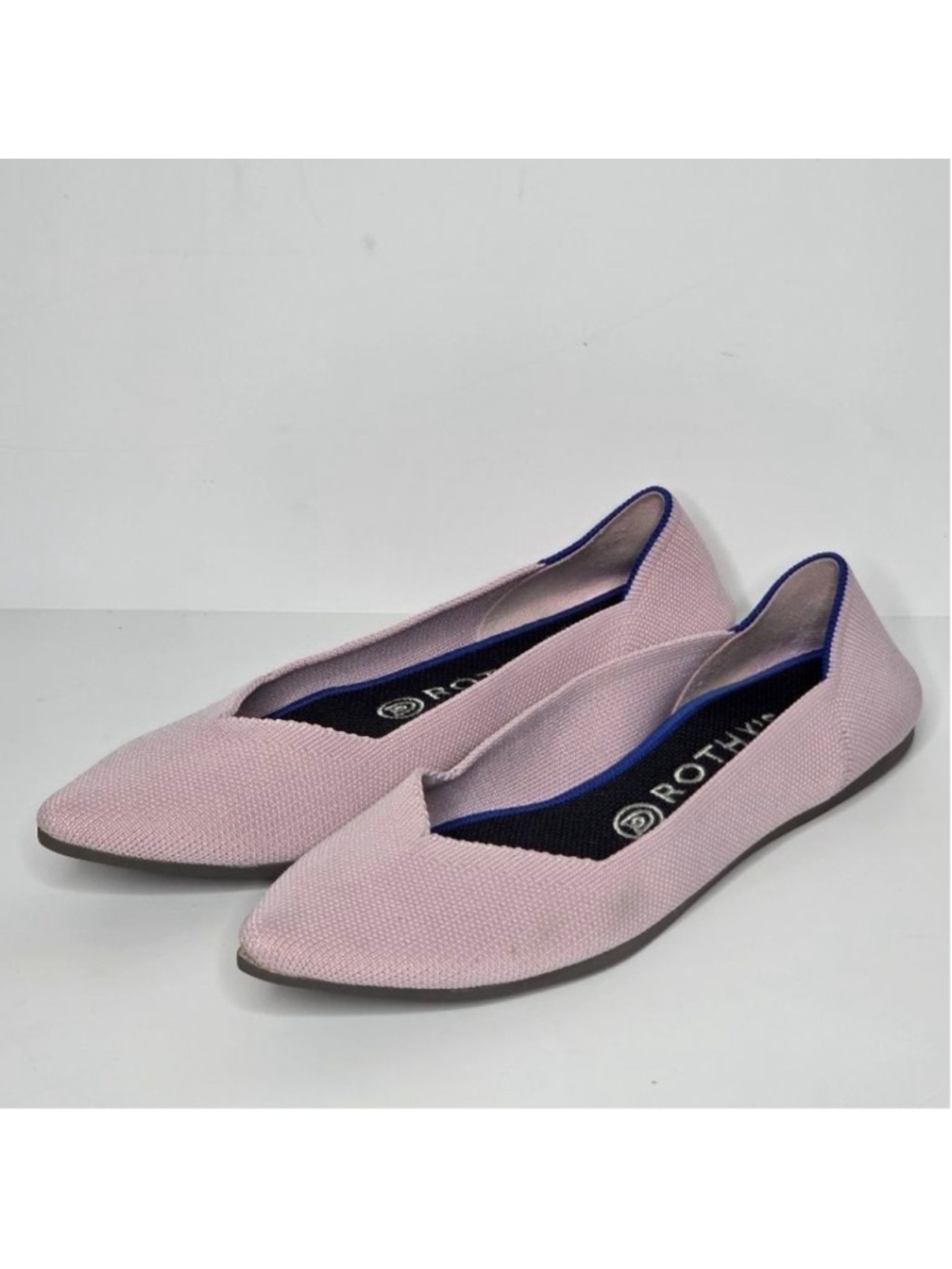 Rothy's Pink The Point Flats Women's Size 8.5 Euro 39